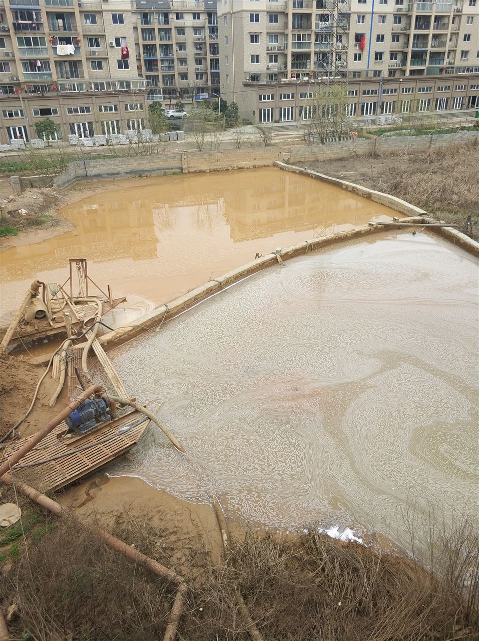 峄城沉淀池淤泥清理-厂区废水池淤泥清淤